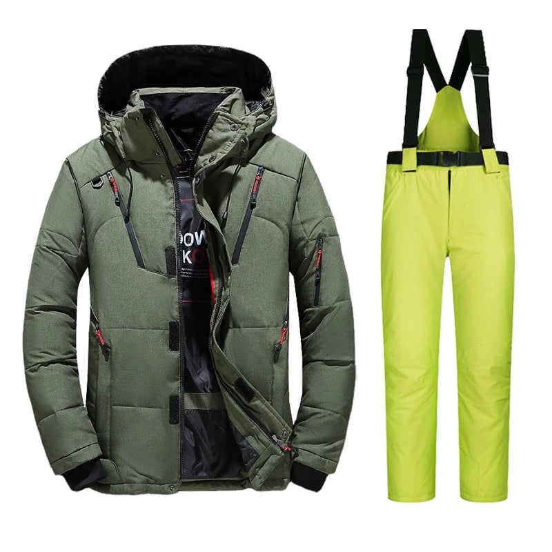 Men's Lined Two-Piece Ski Set