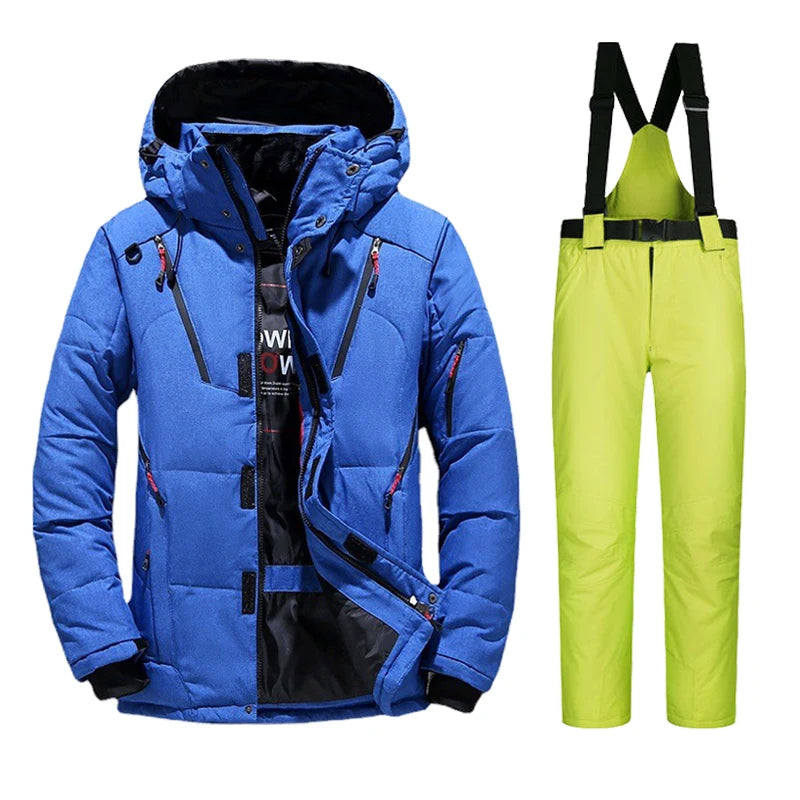 Men's Lined Two-Piece Ski Set