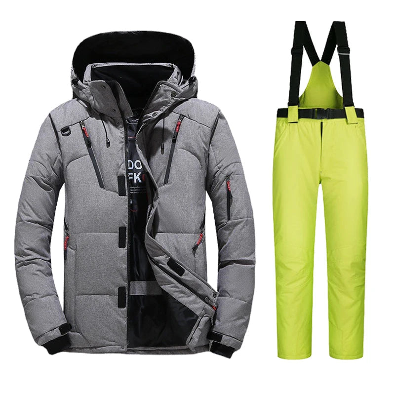 Men's Lined Two-Piece Ski Set