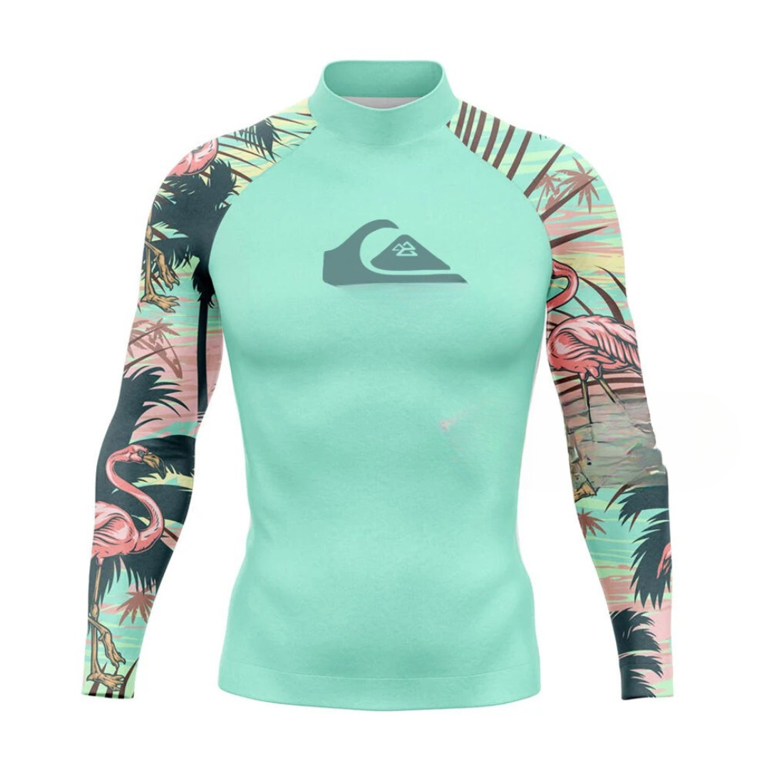 Men's Long-Sleeved UV-Protective Rash Guard