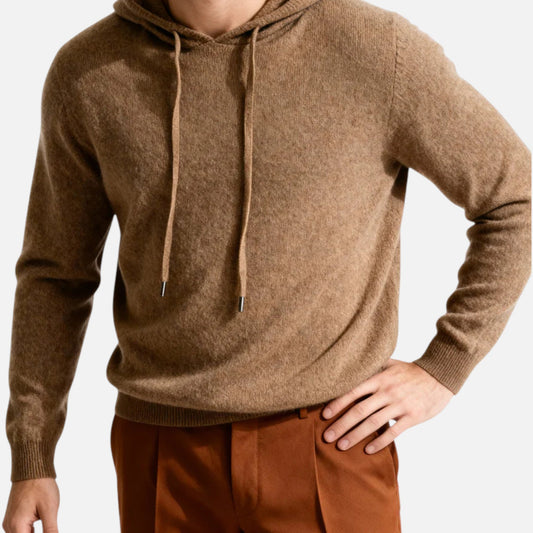 Men's Minimalist Luxury Hoodie for Elegant Everyday Wear