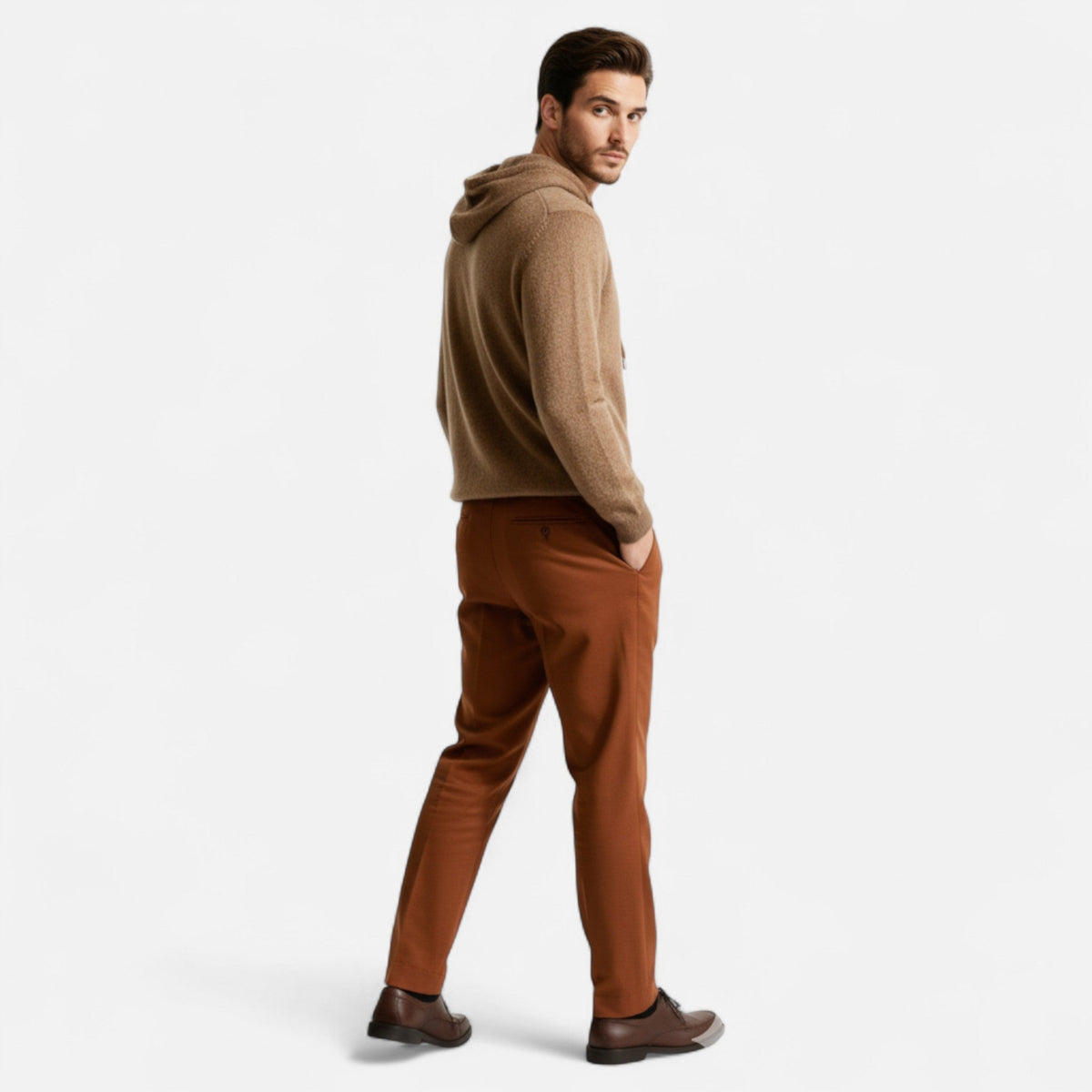 Men's Minimalist Luxury Hoodie for Elegant Everyday Wear