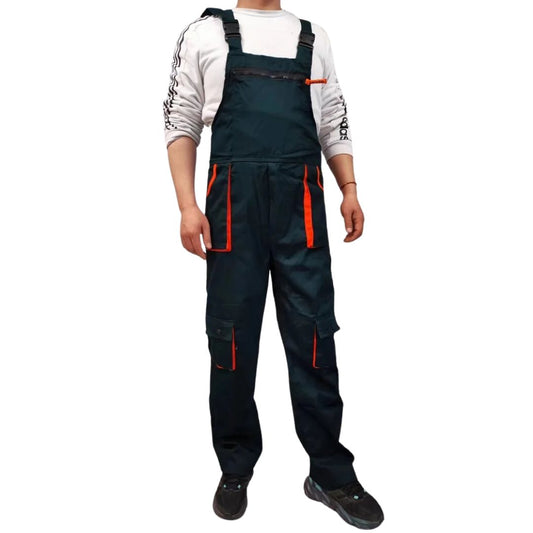 Men's Multi-Pocket Work Bib Overalls for Tough Working Conditions
