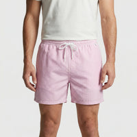 Men's Quick-Dry Striped Swim Trunks for Beach & Pool