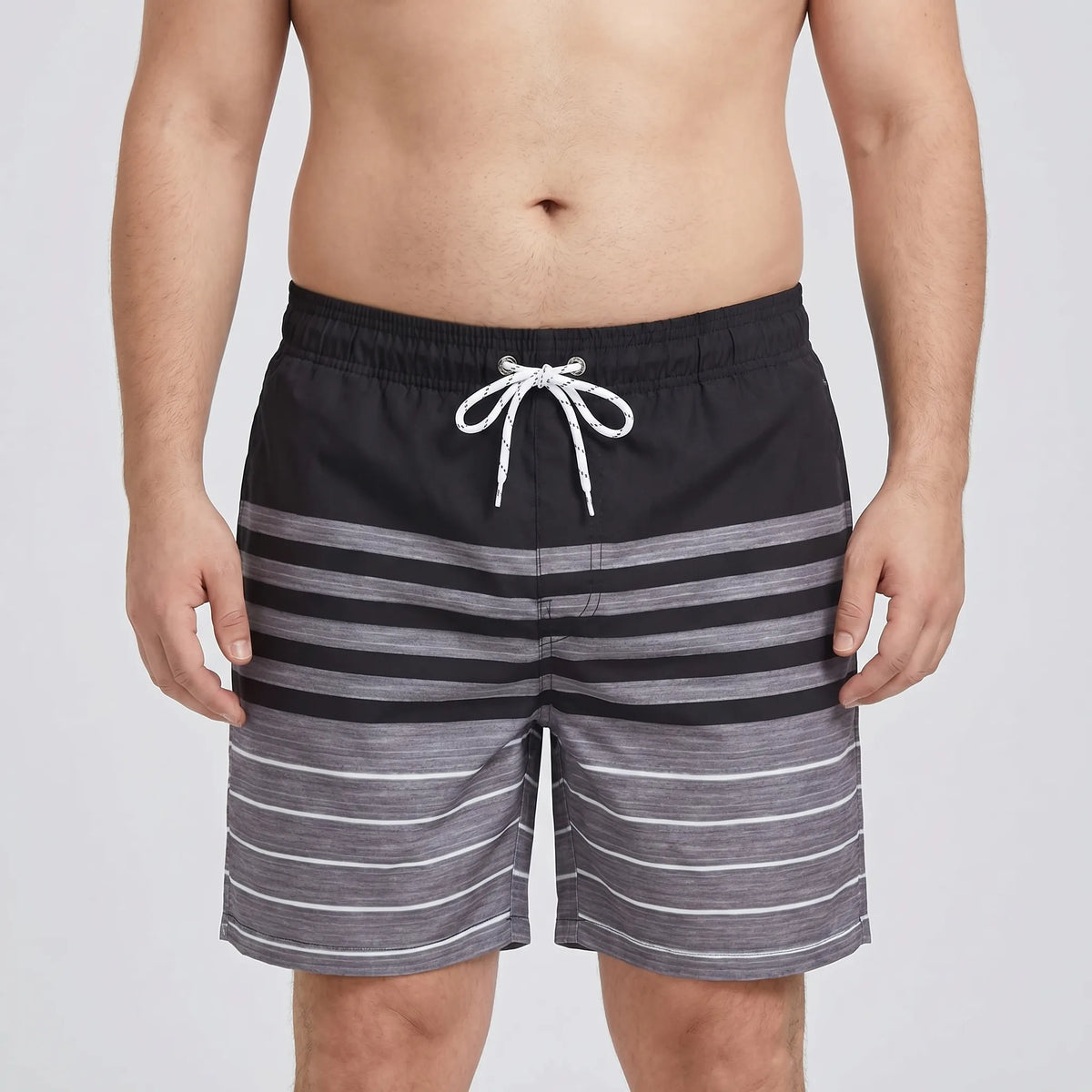 Men's Quick-Drying Printed Swim Trunks