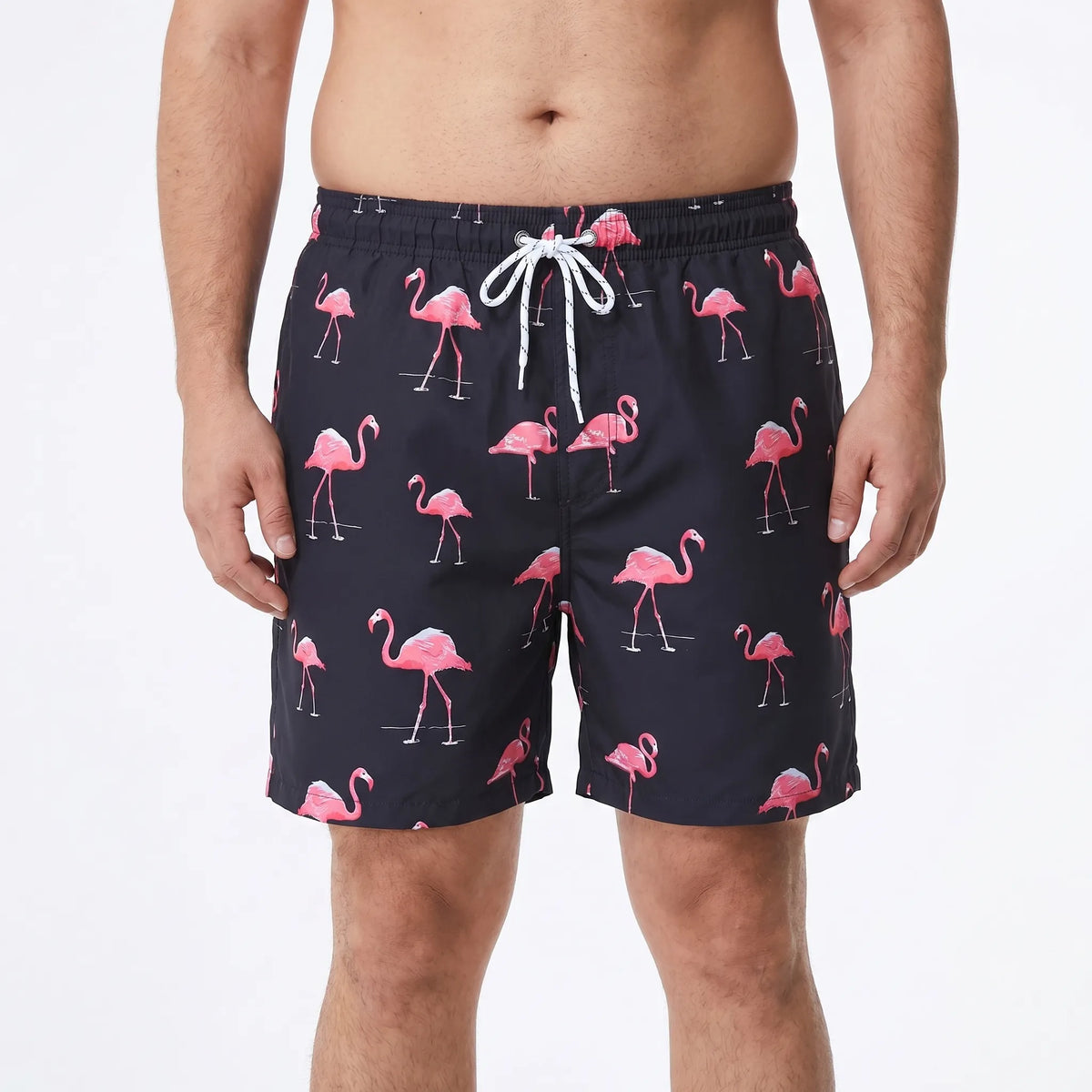 Men's Quick-Drying Printed Swim Trunks