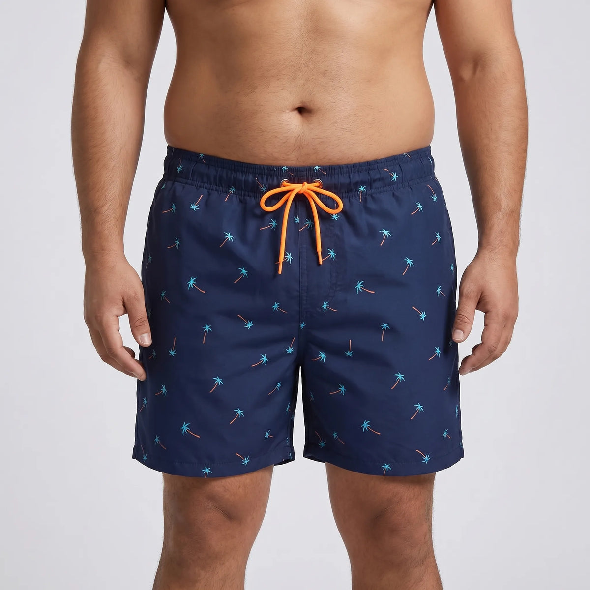 Men's Quick-Drying Printed Swim Trunks