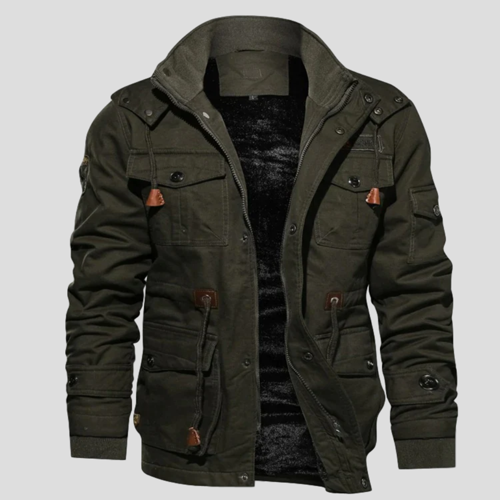 Men's Rugged Jacket – Reliable Layer for Cold and Windy Days