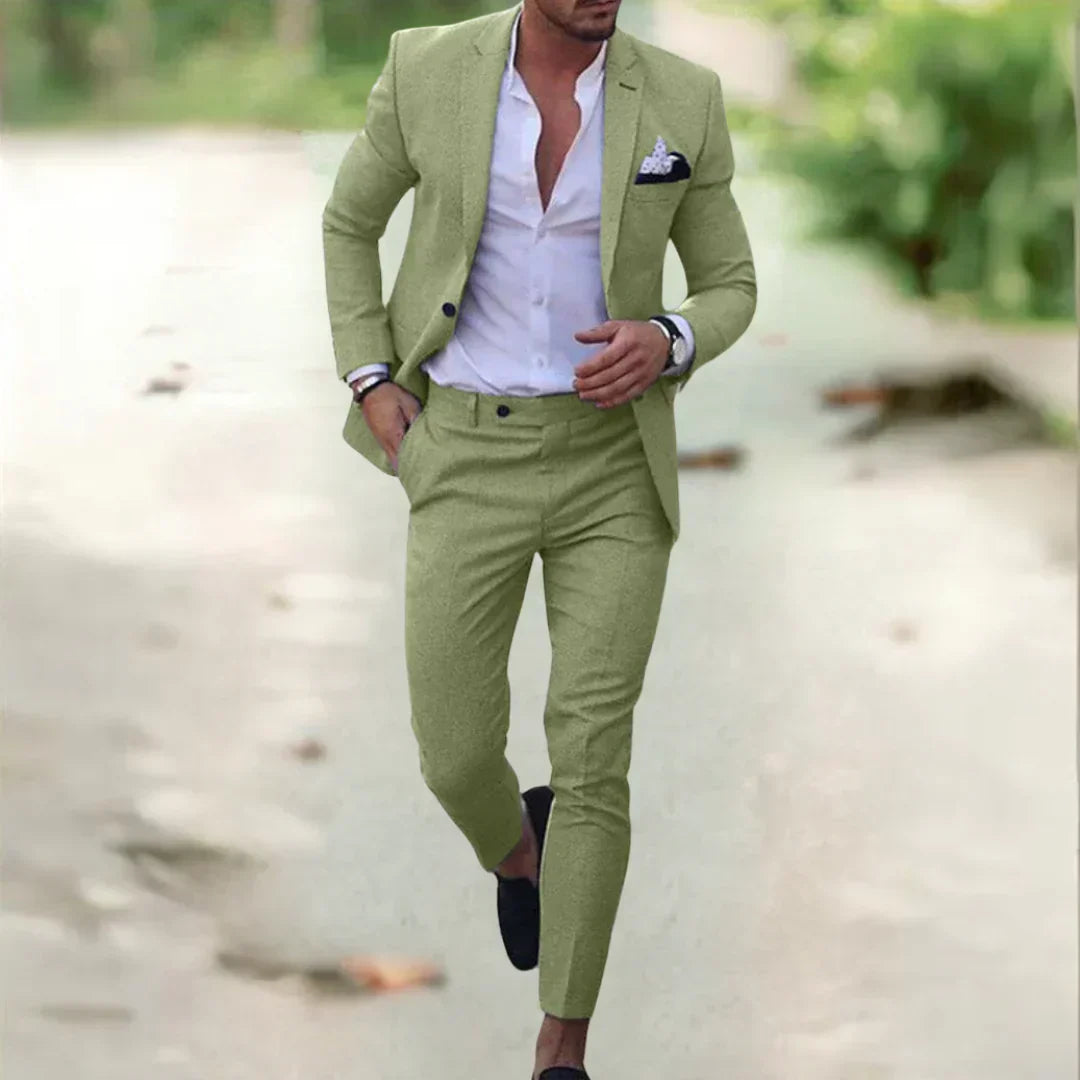 Men's Slim Fit Suit for Summer and Events