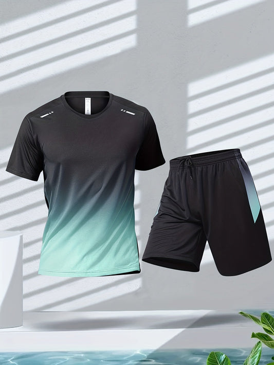 Men's Sports Set - Breathable PowerMove T-Shirt & Shorts