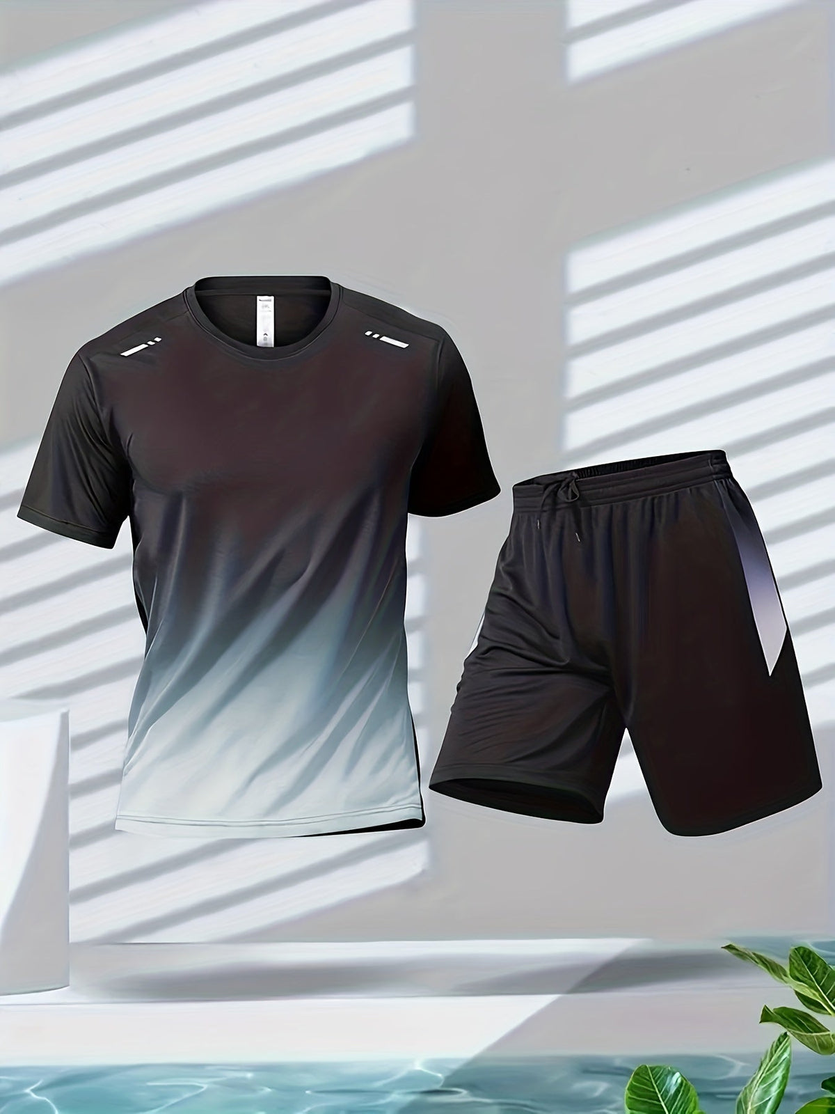 Men's Sports Set - Breathable PowerMove T-Shirt & Shorts