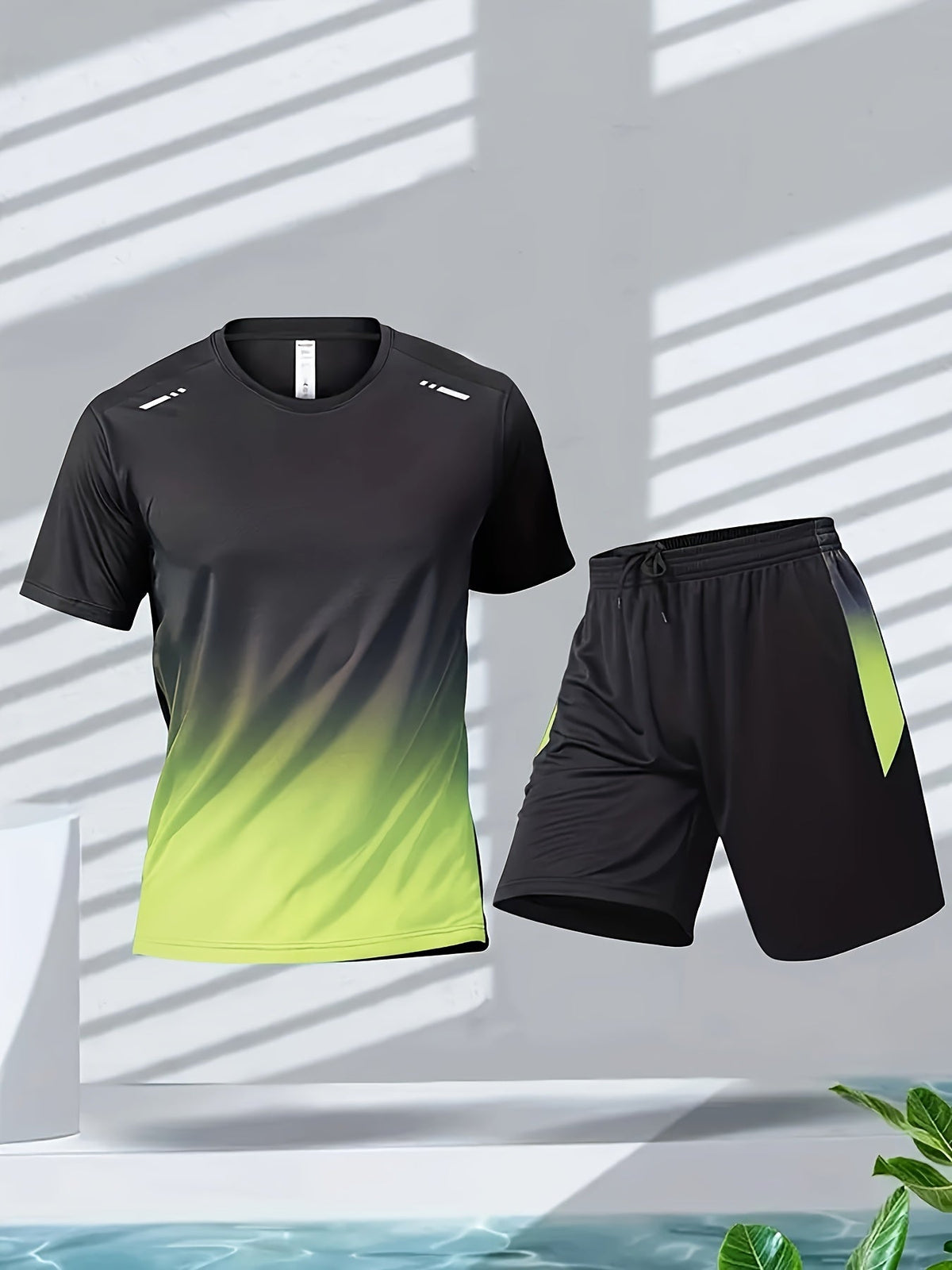 Men's Sports Set - Breathable PowerMove T-Shirt & Shorts