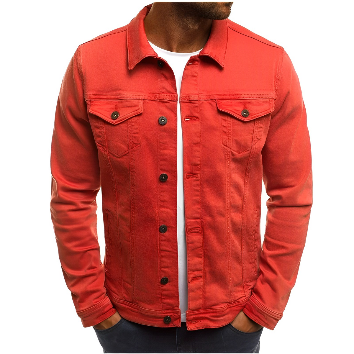 Men's Trucker Jacket – A Striking Combination of Comfort and Style