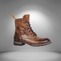 Men's Vintage Western-Style Boots
