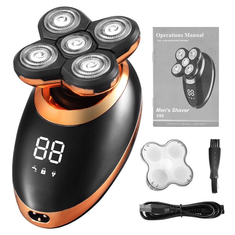 Men's Waterproof 5-Head Electric Shaver