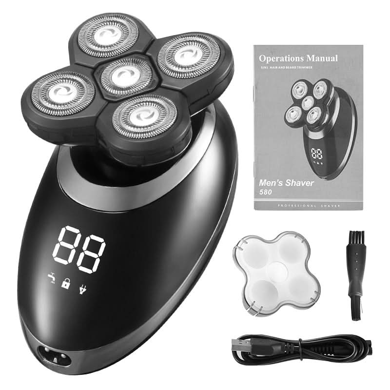 Men's Waterproof 5-Head Electric Shaver