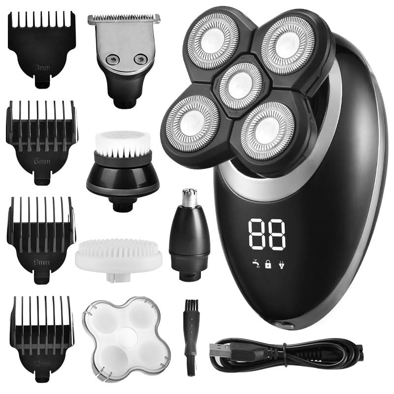Men's Waterproof 5-Head Electric Shaver