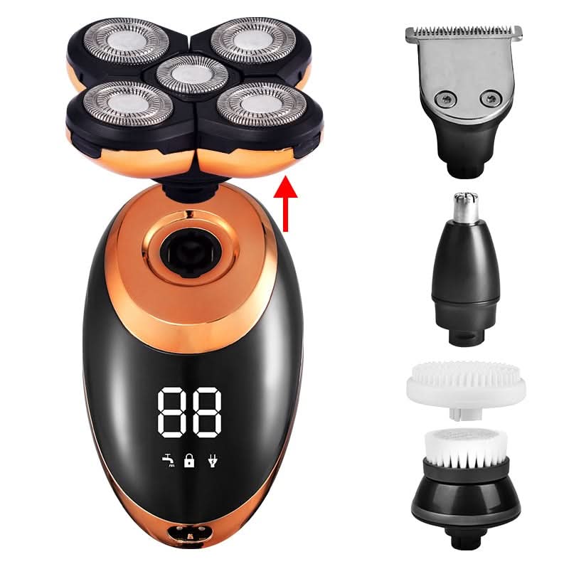 Men's Waterproof 5-Head Electric Shaver