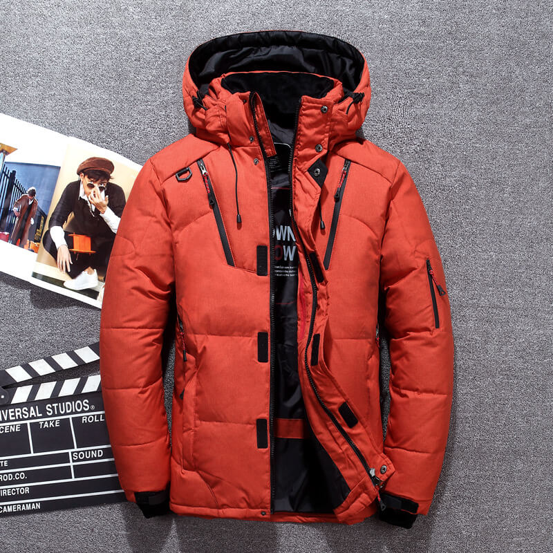 Men's Waterproof Winter Jacket - Warm and Durable