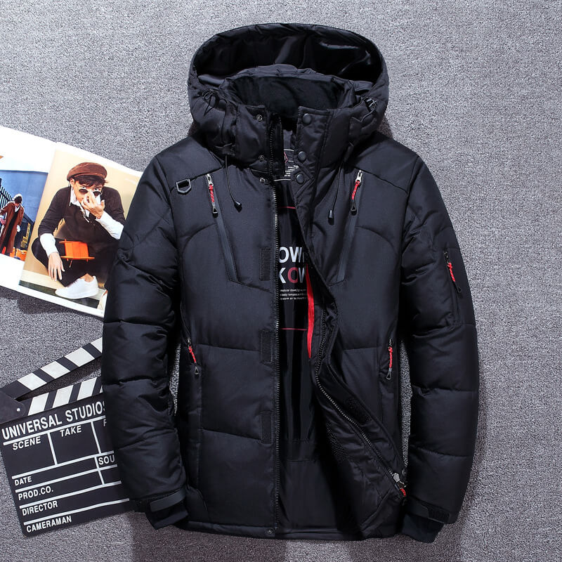Men's Waterproof Winter Jacket - Warm and Durable