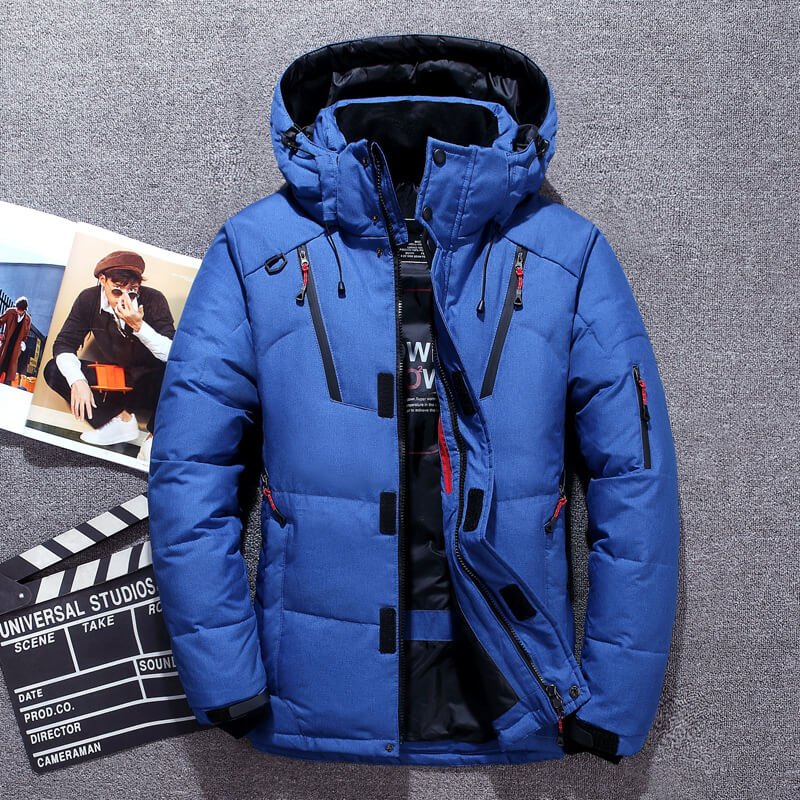 Men's Waterproof Winter Jacket - Warm and Durable