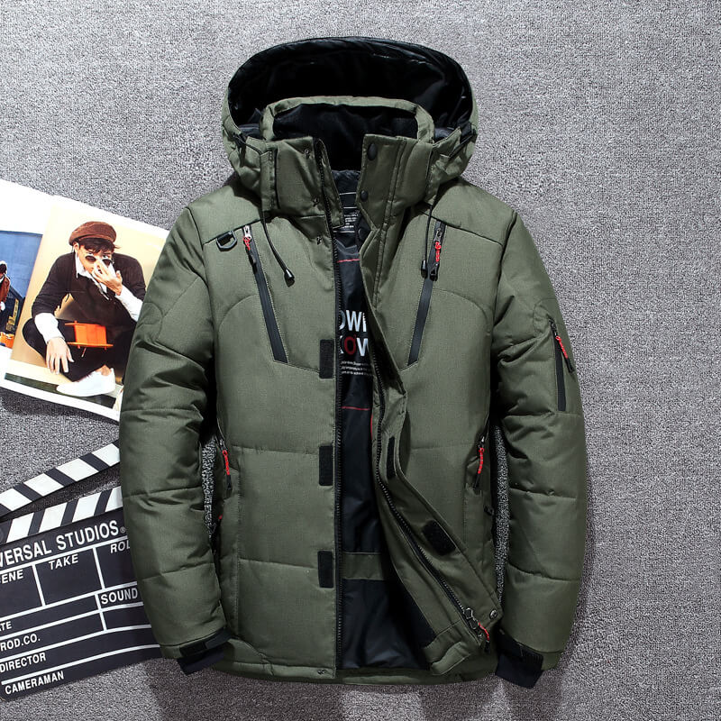 Men's Waterproof Winter Jacket - Warm and Durable