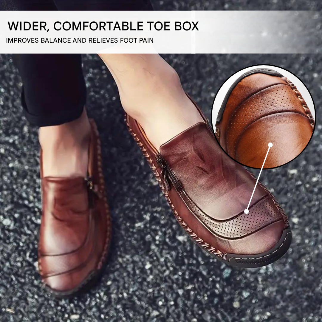 Men's Zip-Up Shoes