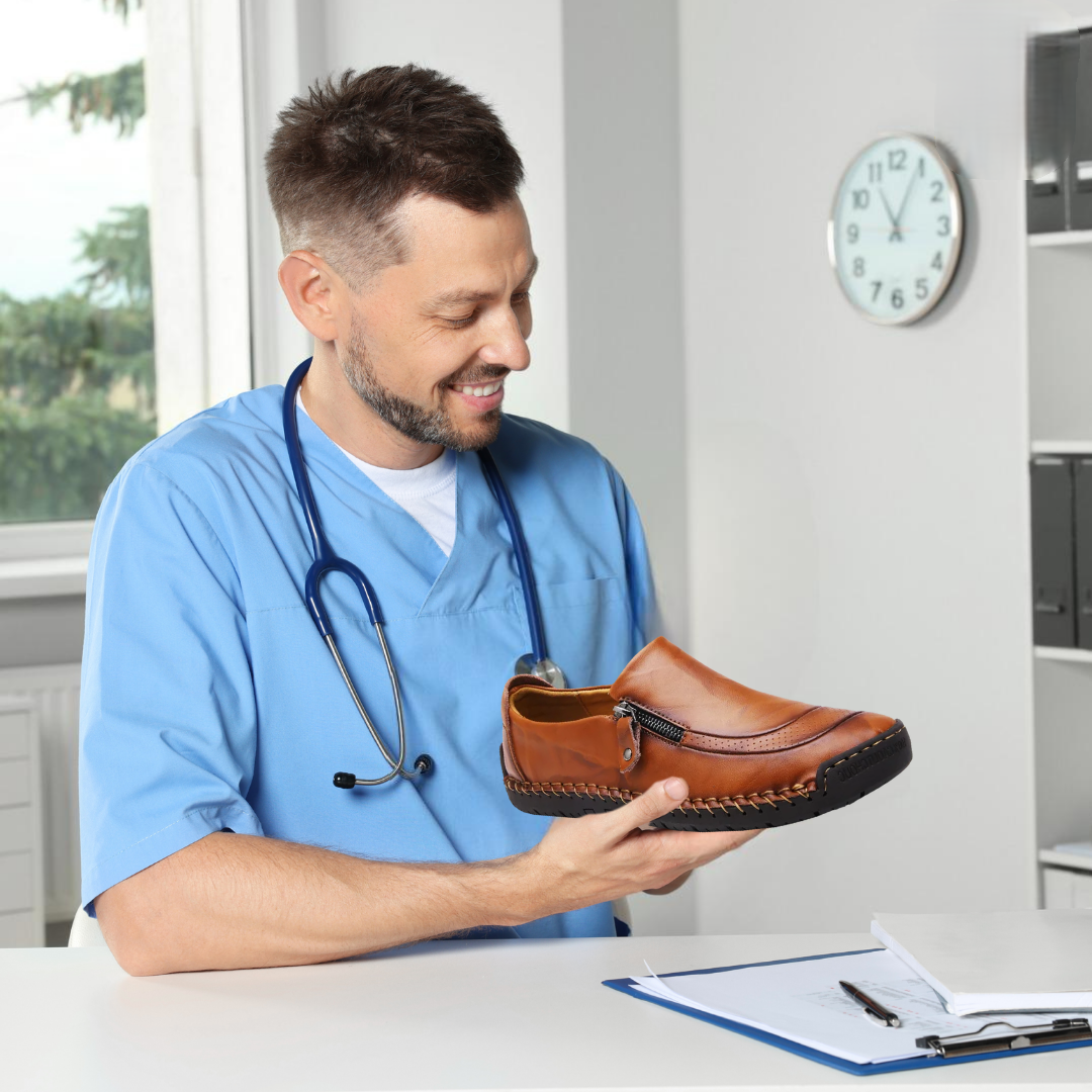Men's Zip-Up Shoes