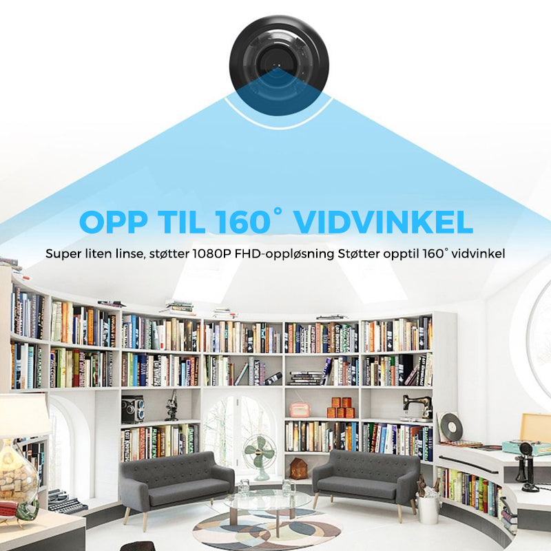 Mini Wi-Fi Camera - 1080P HD - Night Vision - Motion Detection
