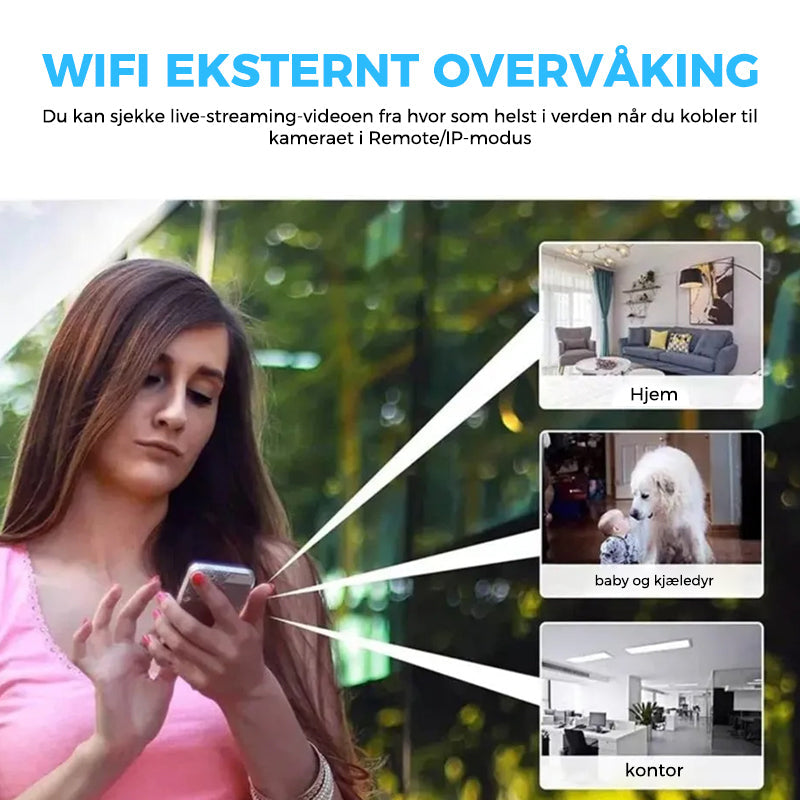 Mini Wi-Fi Camera - 1080P HD - Night Vision - Motion Detection