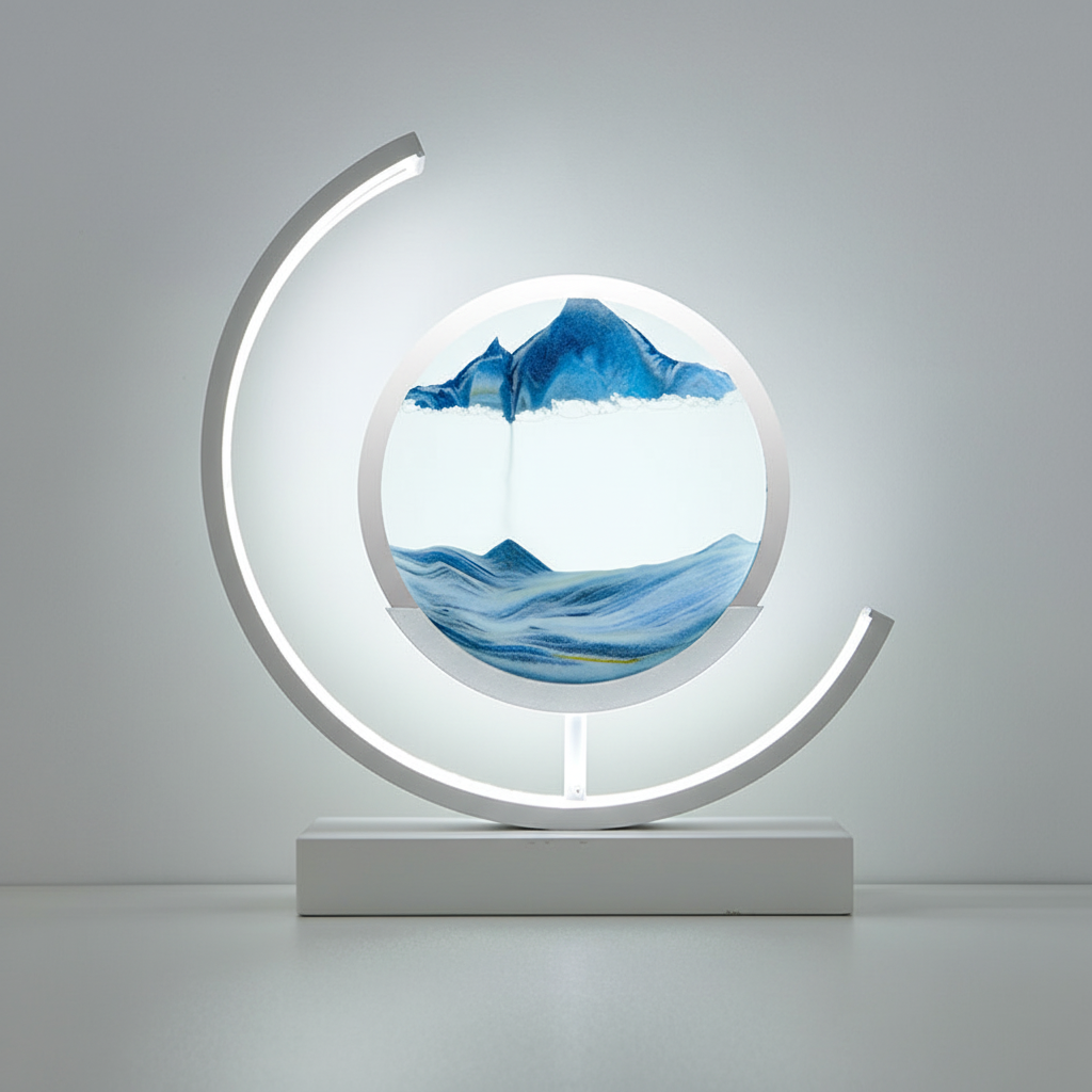 Modern 3D Sand Bowl Table Lamp