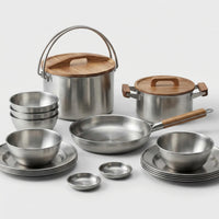 Multi-Piece Outdoor Camping Cookware Set
