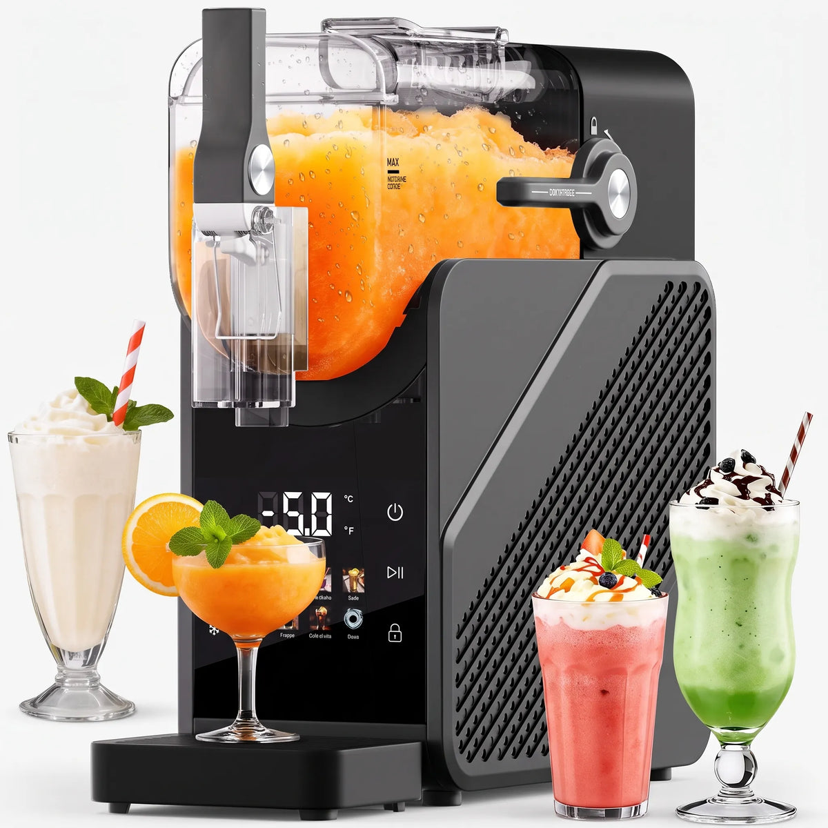 Multifunctional Slush Machine with Digital Touchscreen