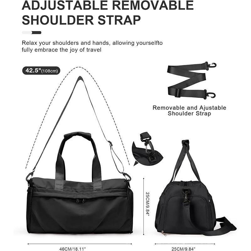 Multifunctional Sports Bag with Insulated Compartments