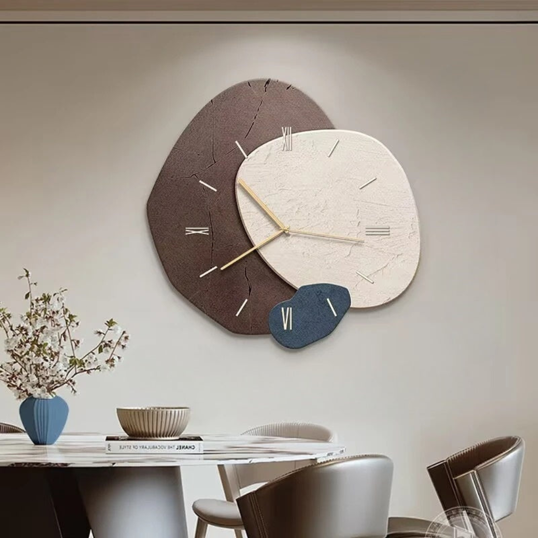 Natural Elegance Wall Clock with Soft LED Glow