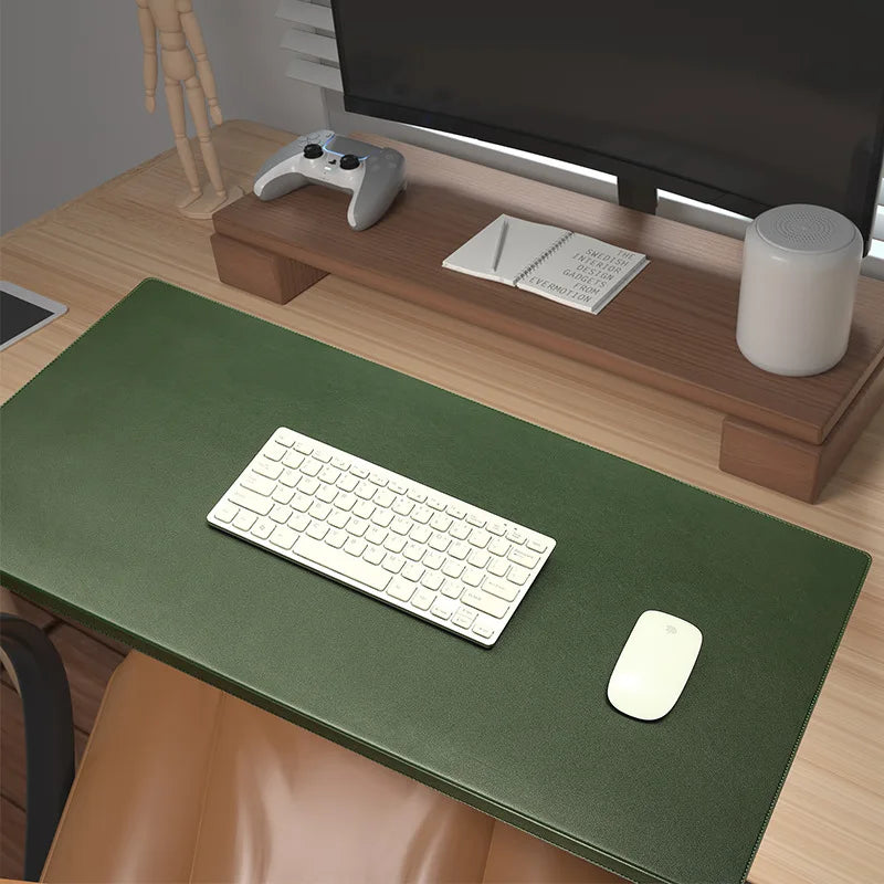 Non-Slip Ergonomic PU Leather Desk Mat