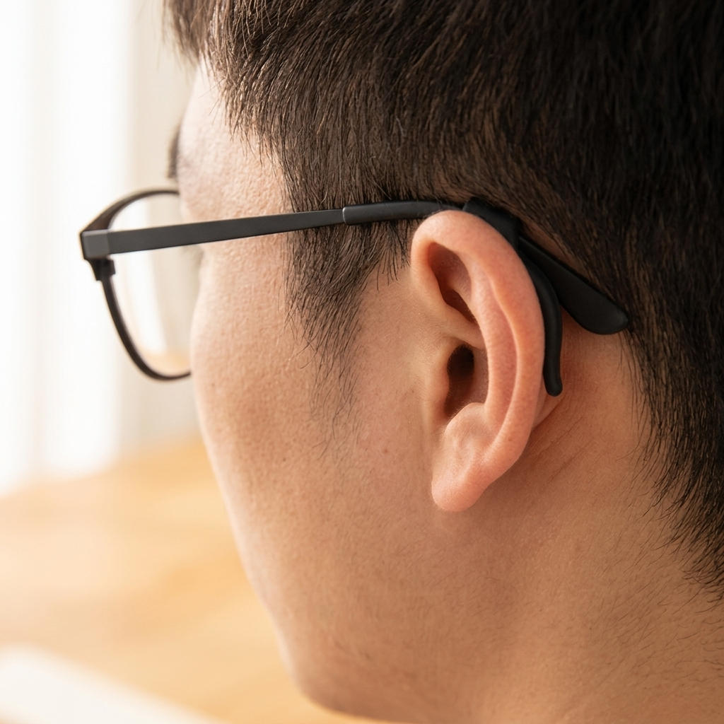 Non-Slip Silicone Ear Hooks for Glasses
