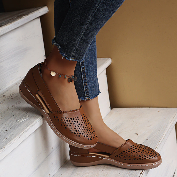 Orthopedic Cut-Out Slip-On Shoes