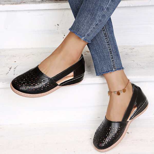 Orthopedic Cut-Out Slip-On Shoes