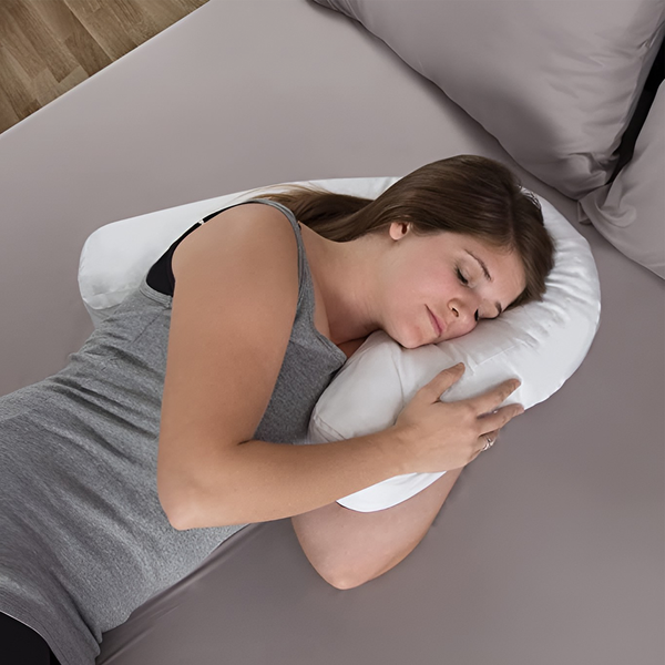 Orthopedic Side Sleeper Pillow with Ear Hole