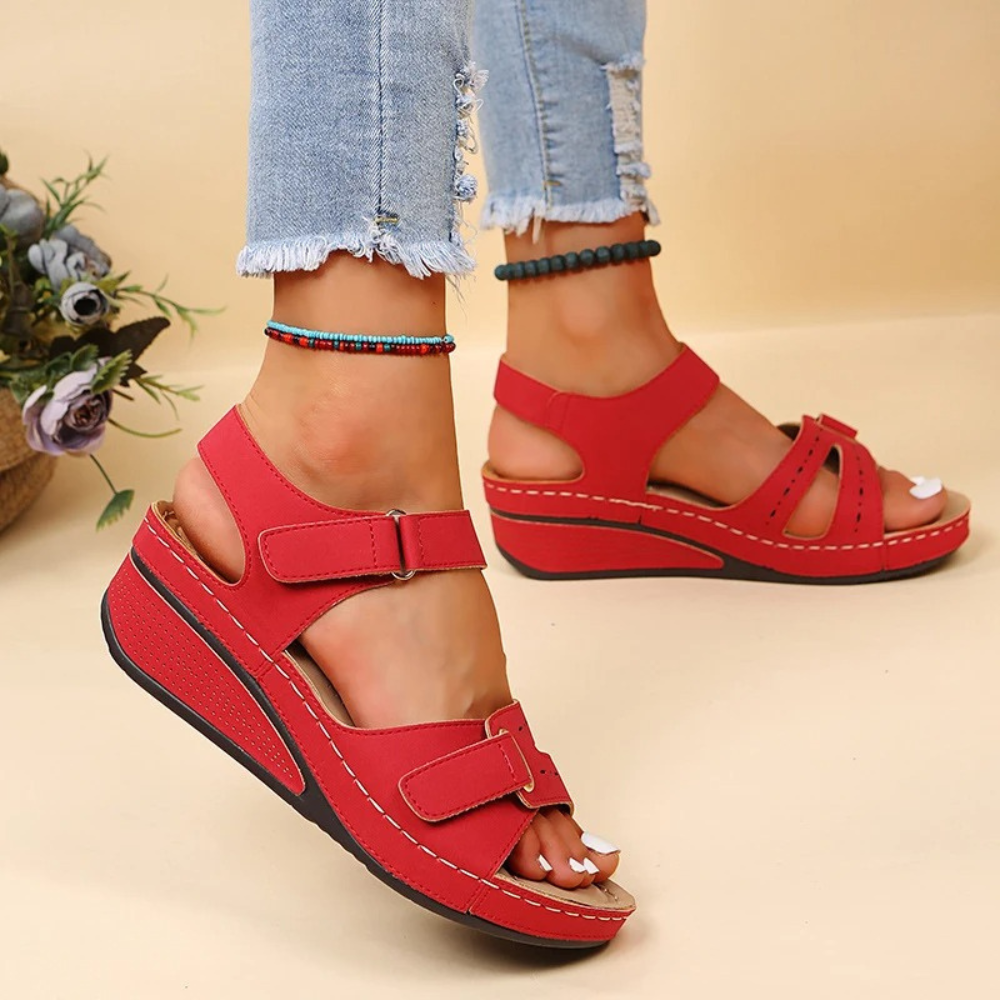Orthopedic Wedge Sandals - Pain-Relieving Footwear