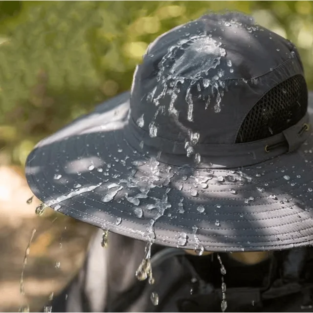 Outdoor Sun Hat with Built-In Fan – Sunbreeze