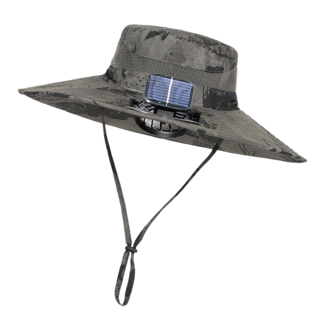 Outdoor Sun Hat with Built-In Fan – Sunbreeze