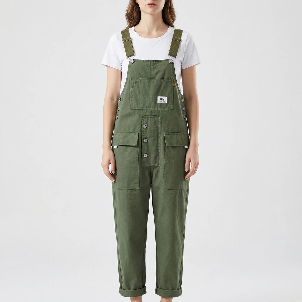 Overalls with Bib Pocket - Amber