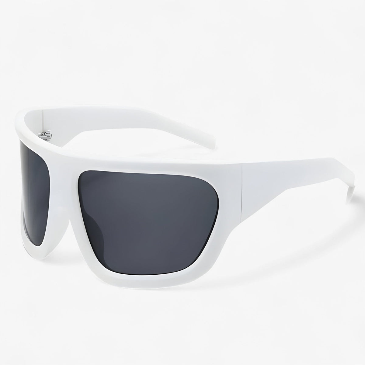 Oversized Curved Steampunk Sports Sunglasses
