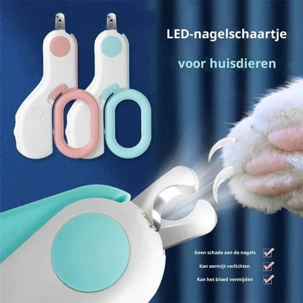 Pet Nail Clippers - Safe and Easy Trimming with Light
