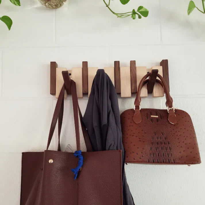 Piano-Inspired Coat Rack