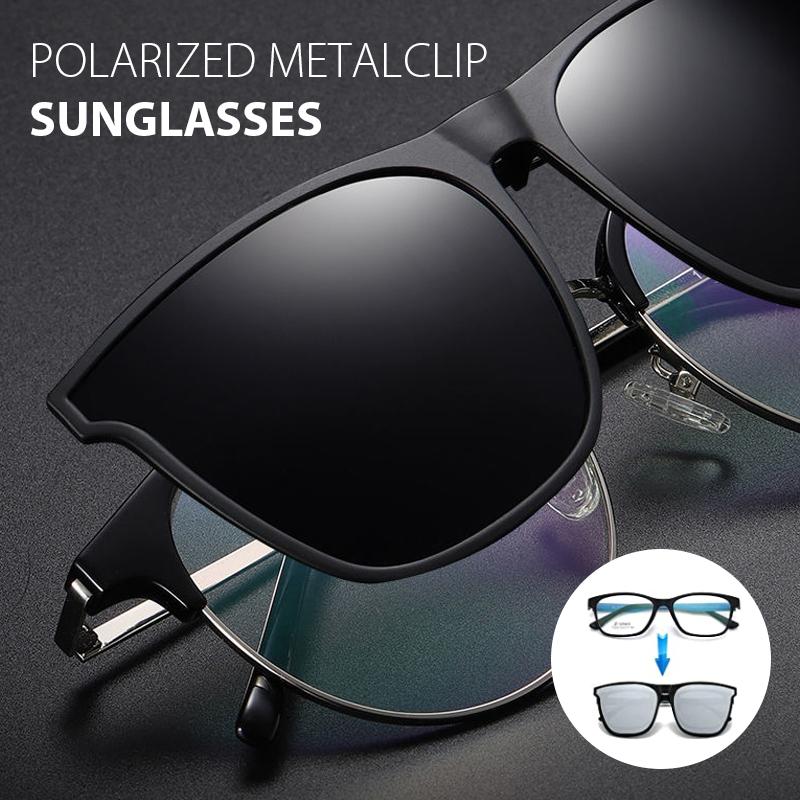 Polarized Flip-Up Clip-On Sunglasses