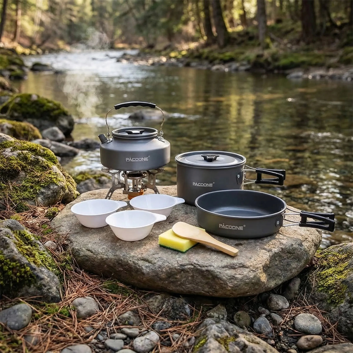 Portable Camping Stove and Cookware Set | Essential Camping Gear