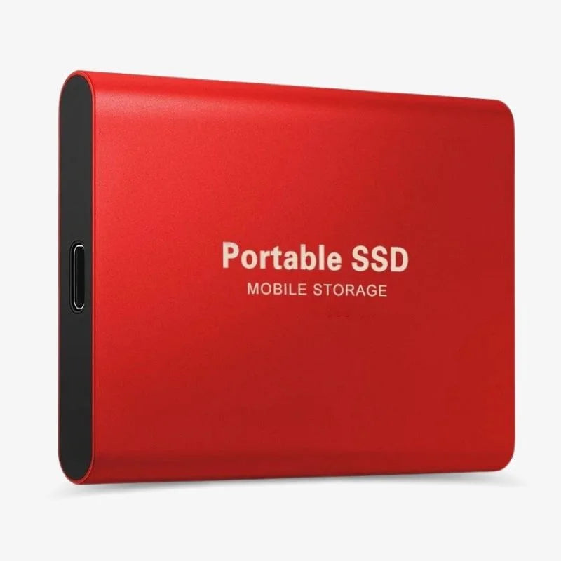 Portable External SSD Fast USB 3.1 Hard Drive Compact Design